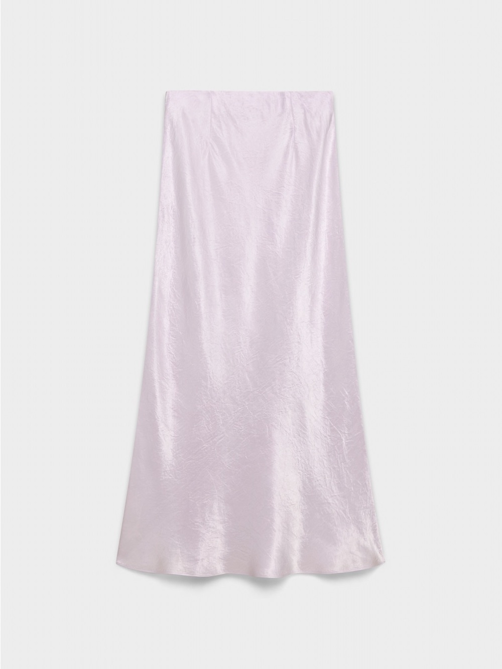 Aritzia Satin Maxi Skirt in Light Lilac